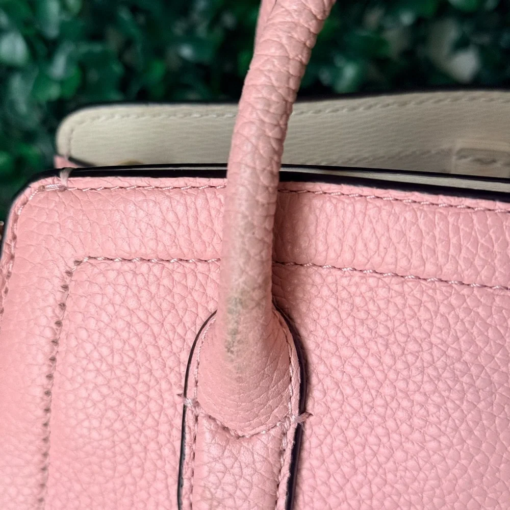 Kate Spade Pink Leather Handbag Top Handle Crossbody